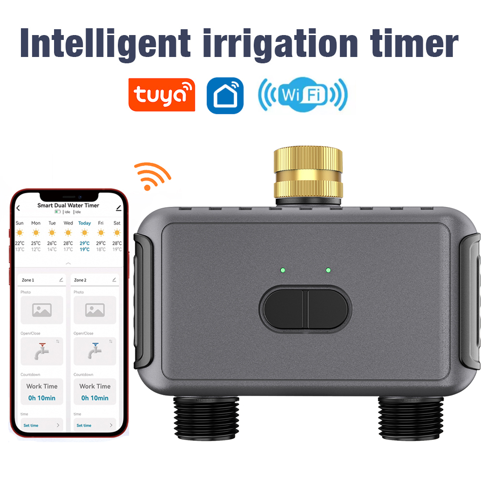 Smart Garden Refill - Tuya WiFi Water Timer Smart 2-uitgangen