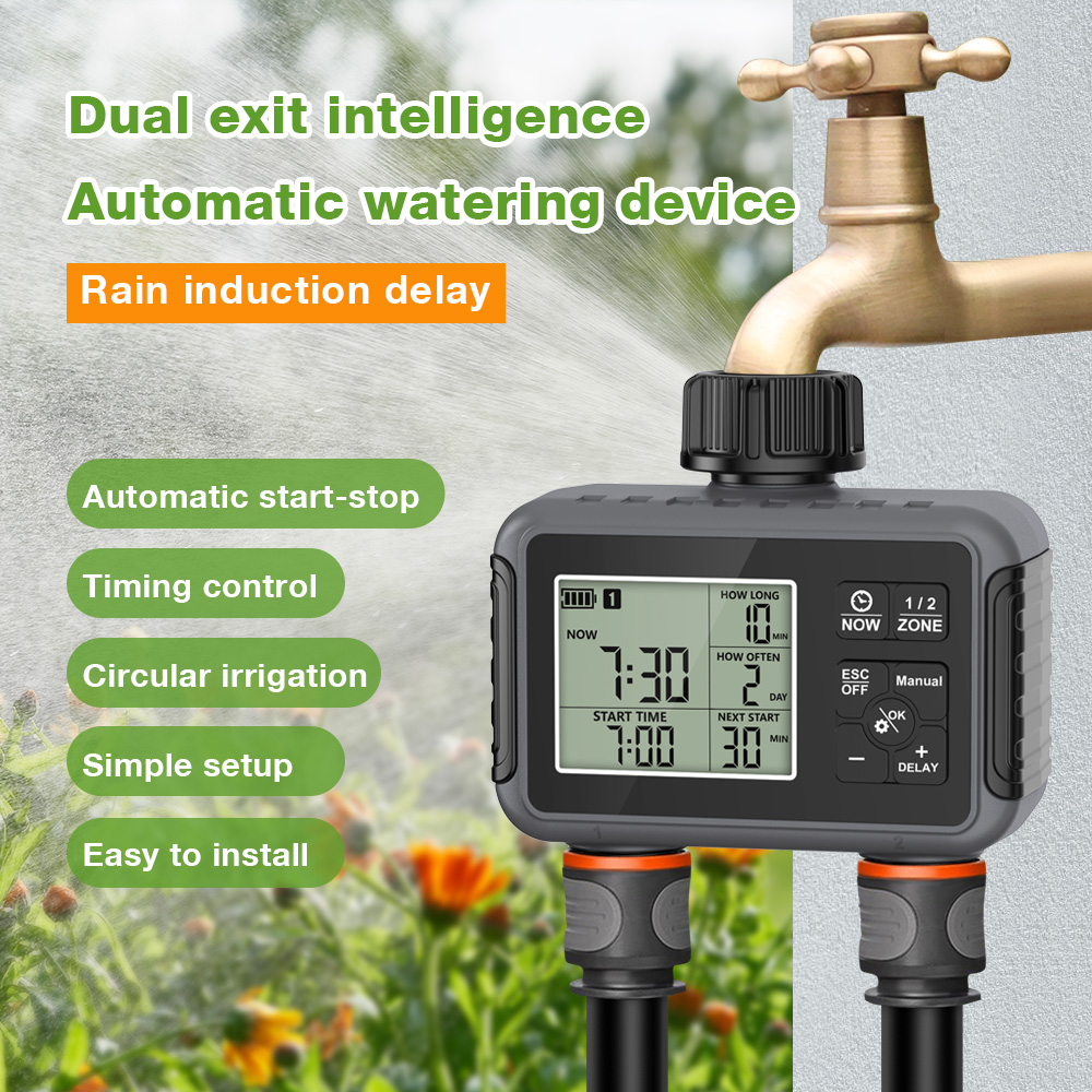 Smart Garden Refill - 1/2/3-uitlaten Automatische watertimer Slim irrigatiesysteem Sprinklerkraan