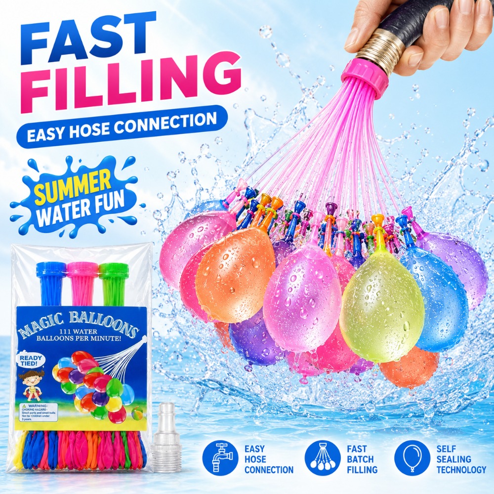 Smart Garden Balloon - Zelfdichtende snelvullende waterballonnen, automatische waterballonset voor