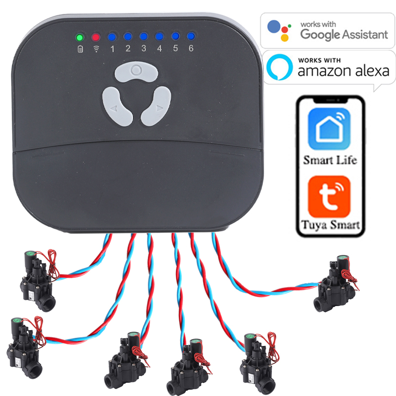 Smart Garden Refill - 6-zone WIFI connectie Tuya Smart Home