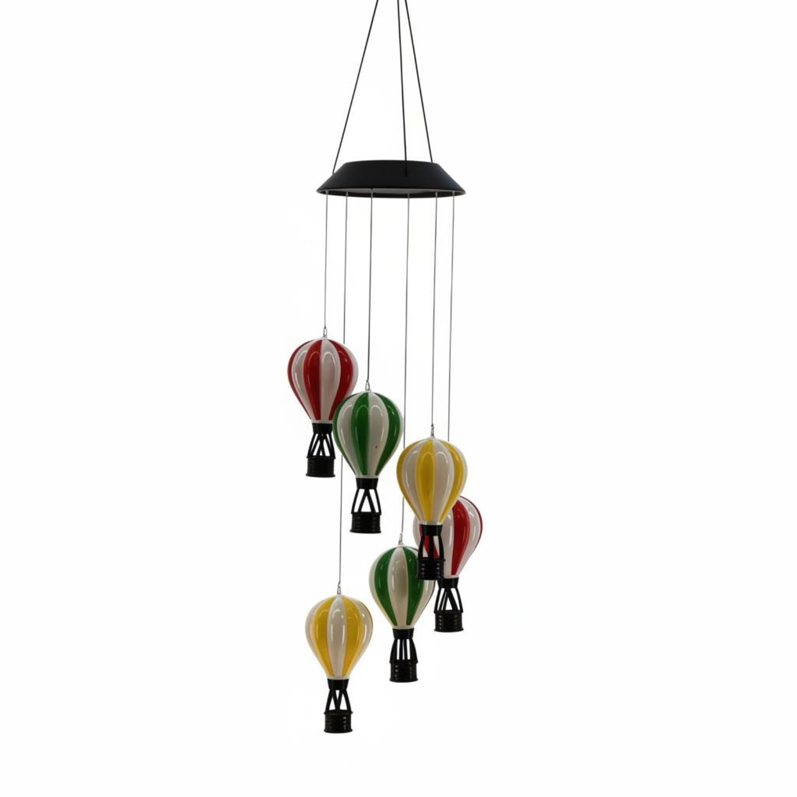 Smart Garden Balloon - Zonne-luchtballon-windgong Kleurveranderende zonne-luchtballonlamp Automatisch aan/uit LED-tuinmobiel