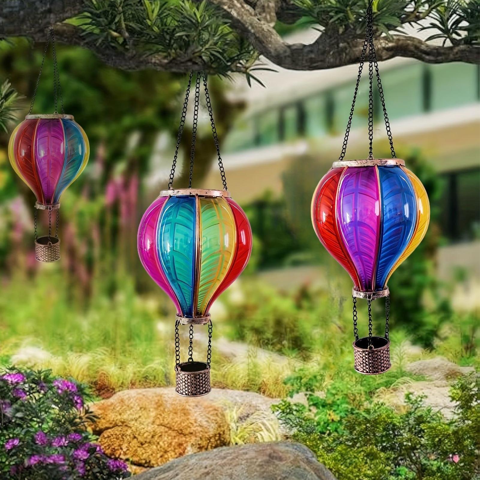 Smart Garden Balloon - Waterdichte draagbare decoratieve heteluchtballon zonnelamp voor