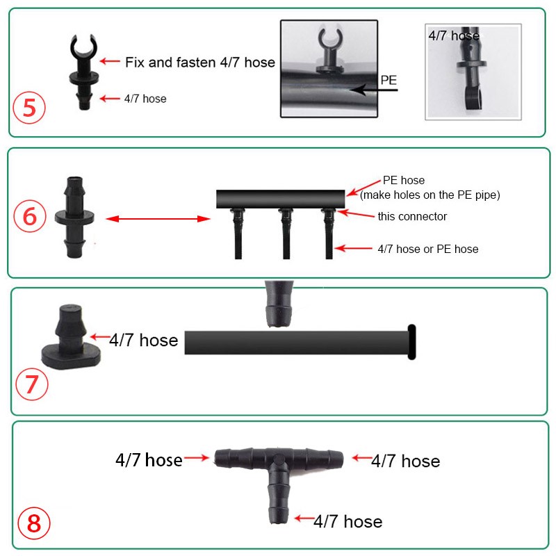 50 stuks Tuin Druppelirrigatie - Smart Garden Sprinkler System recensie en prijs