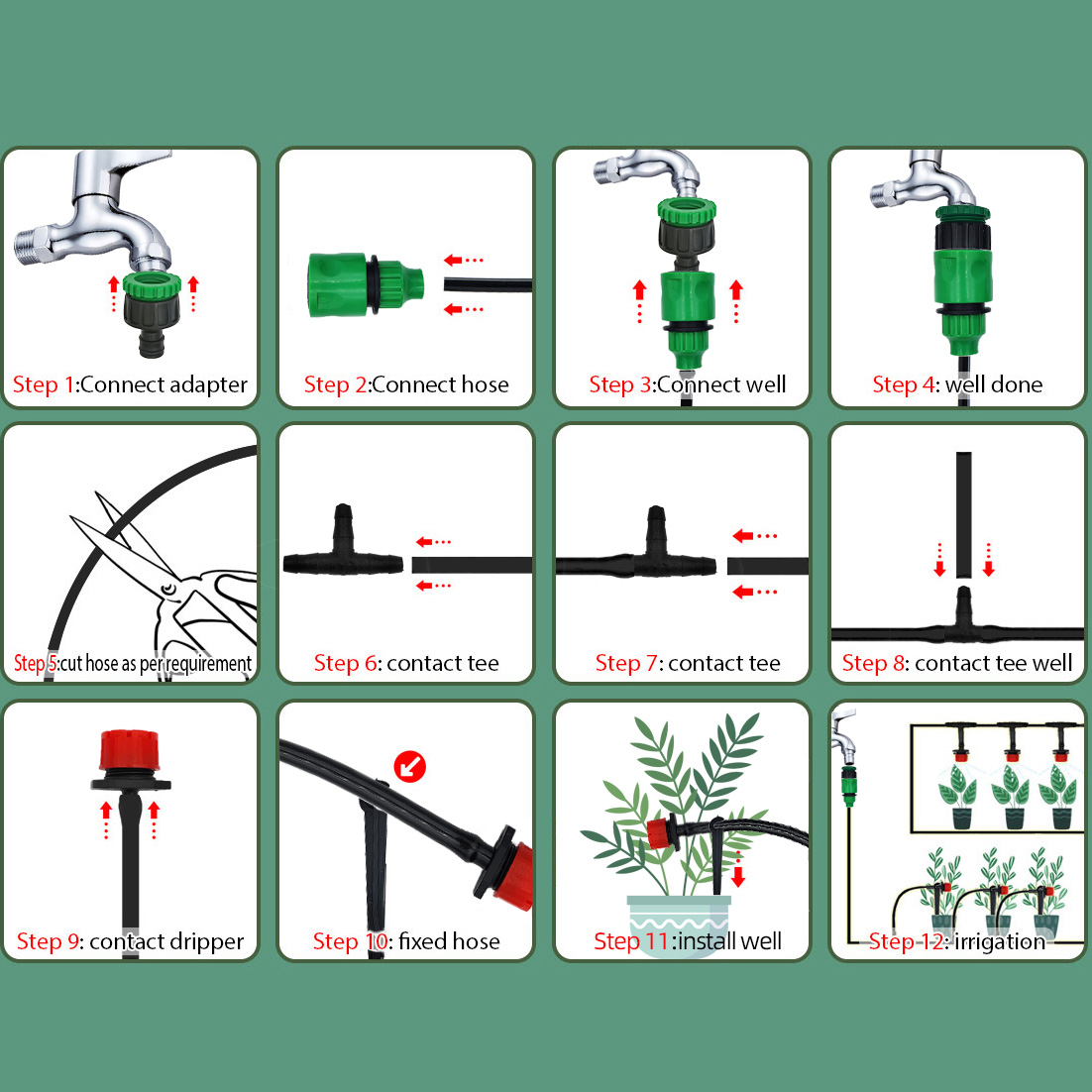 Broeikas 15M-30M Diy Druppelir - Smart Garden Sprinkler System recensie en prijs