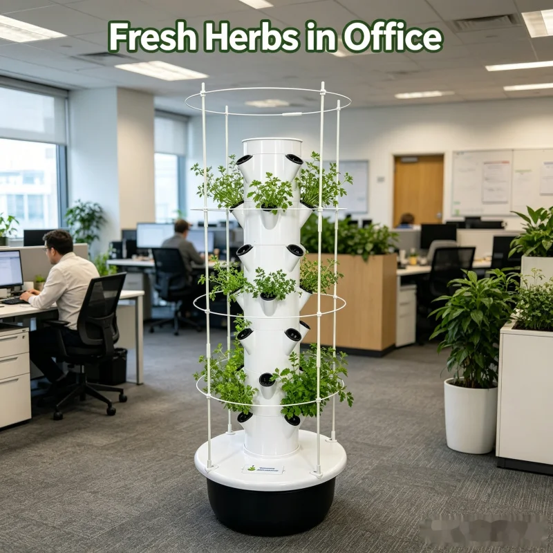 Slim verticaal hydroponisch to - Smart Garden Herb recensie en prijs