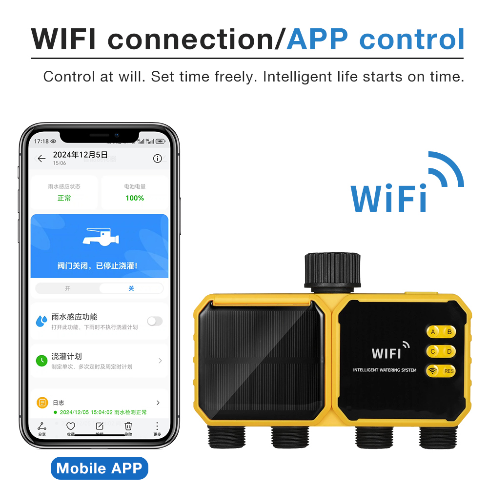 WiFi Solar Irrigatie Timer 1/2 - Smart Garden Refill recensie en prijs